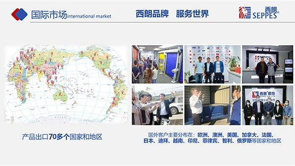 出口海外70多国